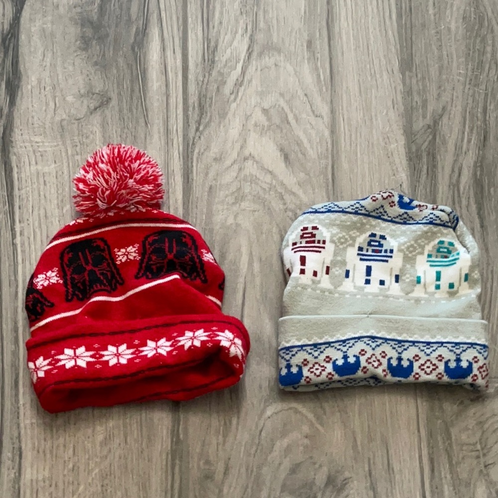 Disney Beanies Star Wars Holiday Christmas @Dosneyhats hat bundle lot